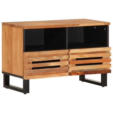  TV Cabinet 70x34x46 cm Solid Wood Acacia