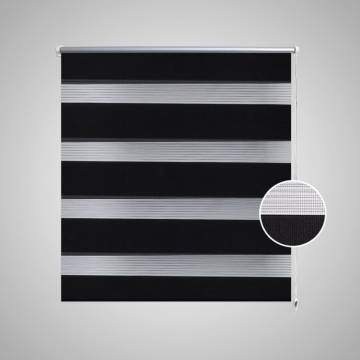 Zebra Blind 90 x 150 cm Black