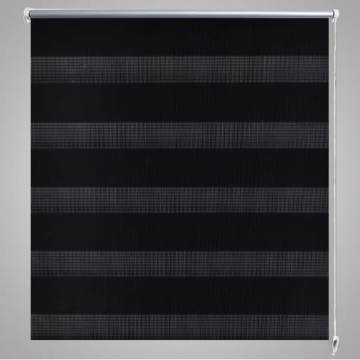 Zebra Blind 90 x 150 cm Black