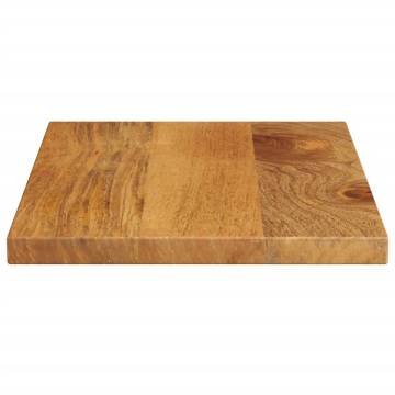  Table Top 50x30x2.5 cm Rectangular Solid Wood Mango