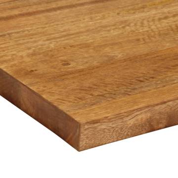  Table Top 50x30x2.5 cm Rectangular Solid Wood Mango