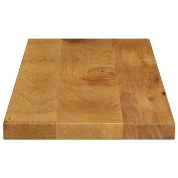  Table Top 80x30x3.8 cm Rectangular Solid Wood Mango