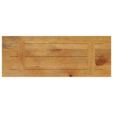  Table Top 80x30x3.8 cm Rectangular Solid Wood Mango