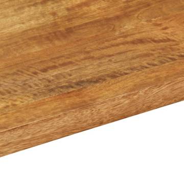  Table Top 80x30x3.8 cm Rectangular Solid Wood Mango