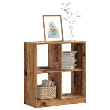  Bookcase Old Wood 68.5x32x75 cm Engineered Wood