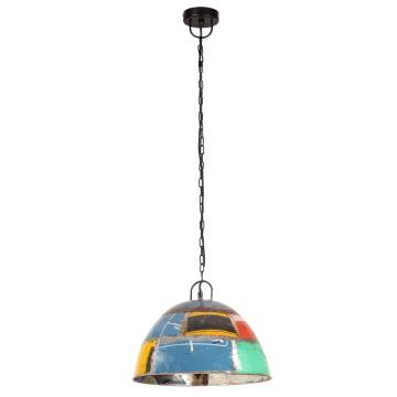  Industrial Vintage Hanging Lamp 25 W Multicolour Round 41cm E27