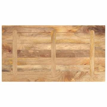  Table Top 110x60x3.8 cm Rectangular Solid Wood Mango