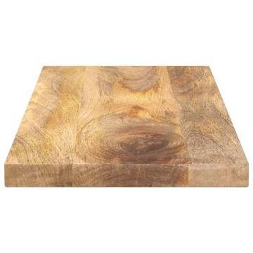  Table Top 80x30x3.8 cm Rectangular Solid Wood Mango