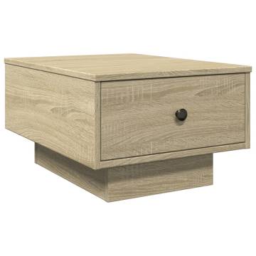  Coffee Table Sonoma Oak 60x45x31 cm Engineered Wood