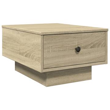  Coffee Table Sonoma Oak 60x45x31 cm Engineered Wood