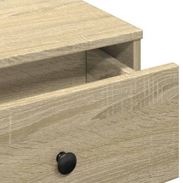  Coffee Table Sonoma Oak 60x45x31 cm Engineered Wood