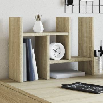  Desk Organiser Sonoma Oak 34.5x15.5x35.5 cm Engineered wood