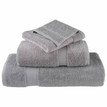  Premium Bath Towels SOLUND 10pcs Grey 100x150cm 600gsm