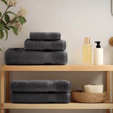  Premium Soap Towels SOLUND 10pcs Anthracite 30x30cm 600gsm