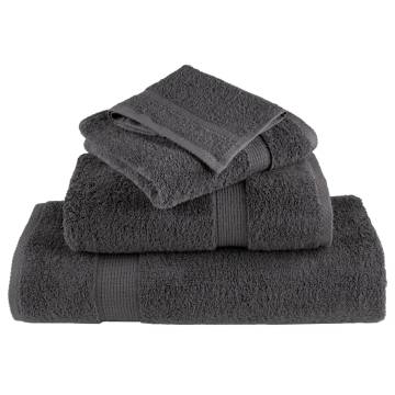  Premium Soap Towels SOLUND 10pcs Anthracite 30x30cm 600gsm