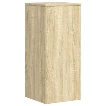  Plant Stands 2 pcs Sonoma Oak 30x30x70 cm Engineered wood