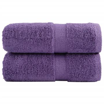  Premium Soap Towels SOLUND 2 pcs Purple 30x30 cm 600 gsm