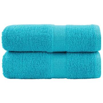  Premium Soap Towels SOLUND 2 pcs Turquoise 30x30 cm 600 gsm