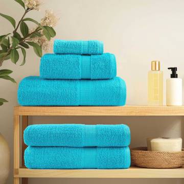  Premium Soap Towels SOLUND 2 pcs Turquoise 30x30 cm 600 gsm