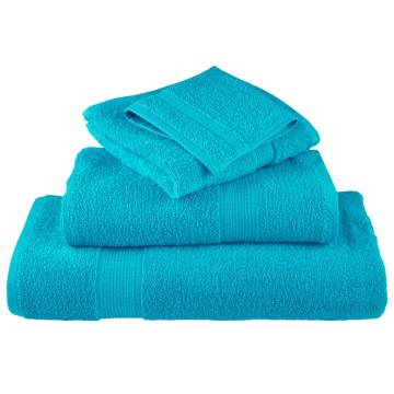  Premium Soap Towels SOLUND 2 pcs Turquoise 30x30 cm 600 gsm