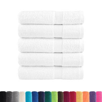  Premium Shower Towels SOLUND 25pcs White 70x140cm 600gsm