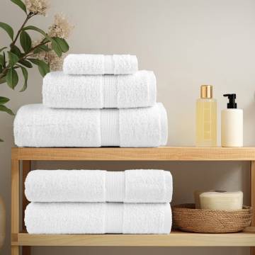  Premium Shower Towels SOLUND 25pcs White 70x140cm 600gsm