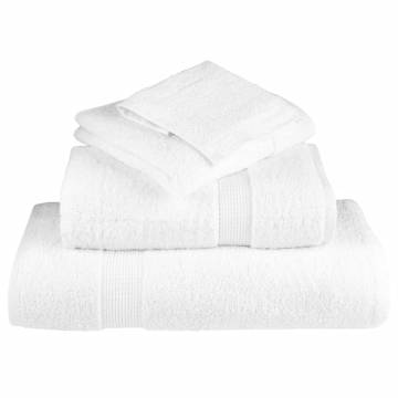  Premium Bath Towels SOLUND 4pcs White 100x150cm 600gsm