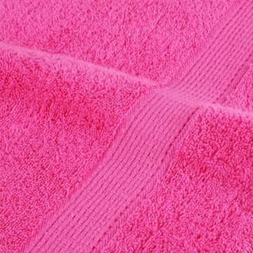  Premium Sauna Towels SOLUND 4 pcs Pink 80x200 cm 600 gsm