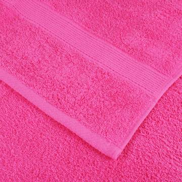  Premium Sauna Towels SOLUND 4 pcs Pink 80x200 cm 600 gsm