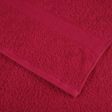  Premium Guest Towels SOLUND 2 pcs Red 30x50 cm 600 gsm