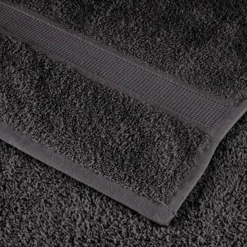  12 Piece Premium Towel Set SOLUND Anthracite 600 gsm