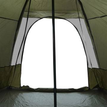  Family Tent Tipi 6-Person Olive Green Waterproof