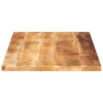  Table Top 120x60x2.5 cm Rectangular Solid Wood Rough Mango