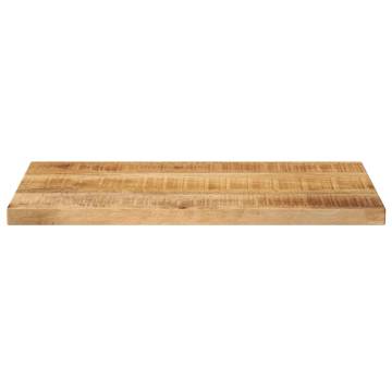  Table Top 50x20x3.8 cm Rectangular Solid Wood Rough Mango