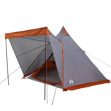  Family Tent Tipi 6-Person Grey Waterproof