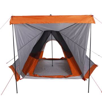  Family Tent Tipi 6-Person Grey Waterproof