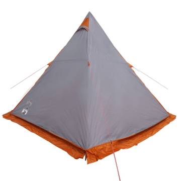  Family Tent Tipi 6-Person Grey Waterproof