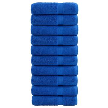  Premium Shower Towels SOLUND 10pcs Blue 70x140cm 600gsm