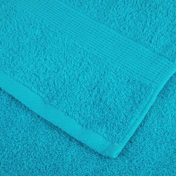  Premium Towels SOLUND 4 pcs Turquoise 100x200 cm 600 gsm