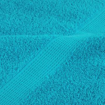  Premium Towels SOLUND 4 pcs Turquoise 100x200 cm 600 gsm