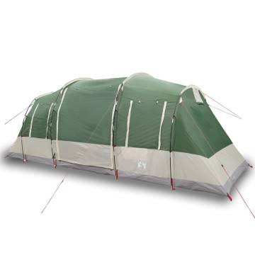  Family Tent Tunnel 6-Person Green Waterproof