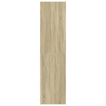  Wardrobe Sonoma Oak 80x50x200 cm Engineered Wood