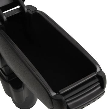 Car Armrest Black 12x33x(34-50) cm ABS