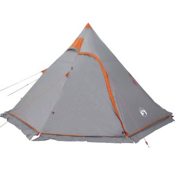  Camping Tent Tipi 5-Person Grey Waterproof