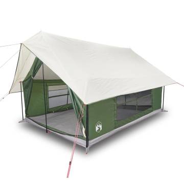  Camping Tent 5-Person Green Waterproof