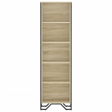  Bookcase Sonoma Oak 50x31x169 cm Engineered Wood