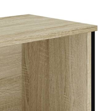  Bookcase Sonoma Oak 50x31x169 cm Engineered Wood