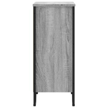  Bookcase Grey Sonoma 80x31x74.5 cm Engineered Wood