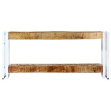 TV Cabinet 90x30x40cm Solid Mango Wood