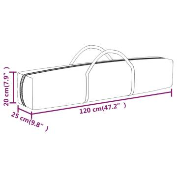  Folding Party Tent White 3x6 m